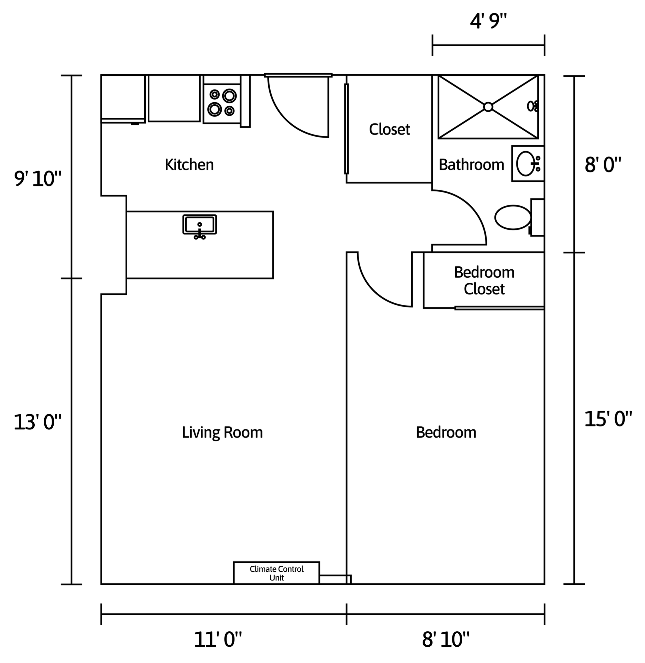 Student Apartment Complex Floor Plan